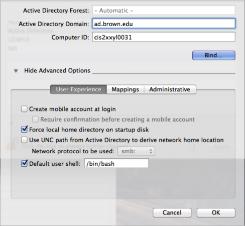 mac change password active directory