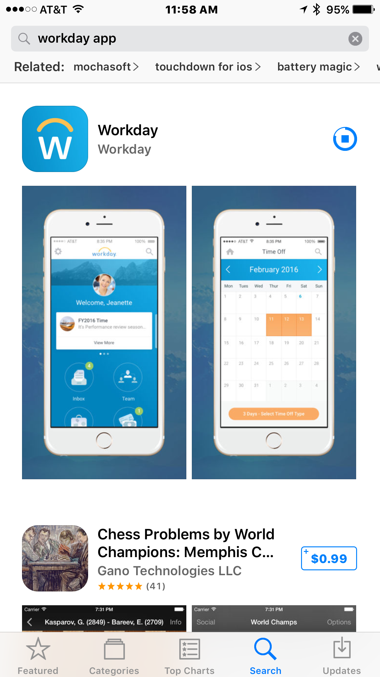 Workday free app