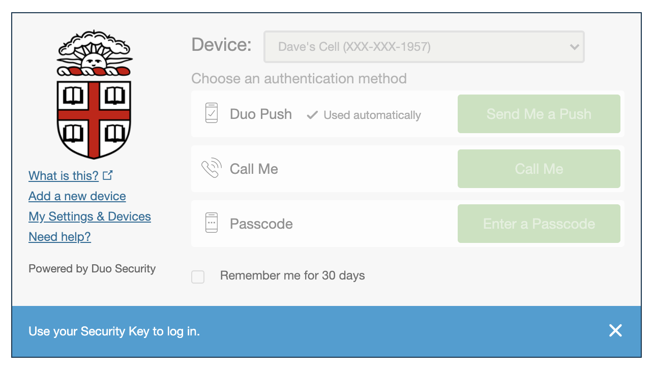 duo yubikey u2f