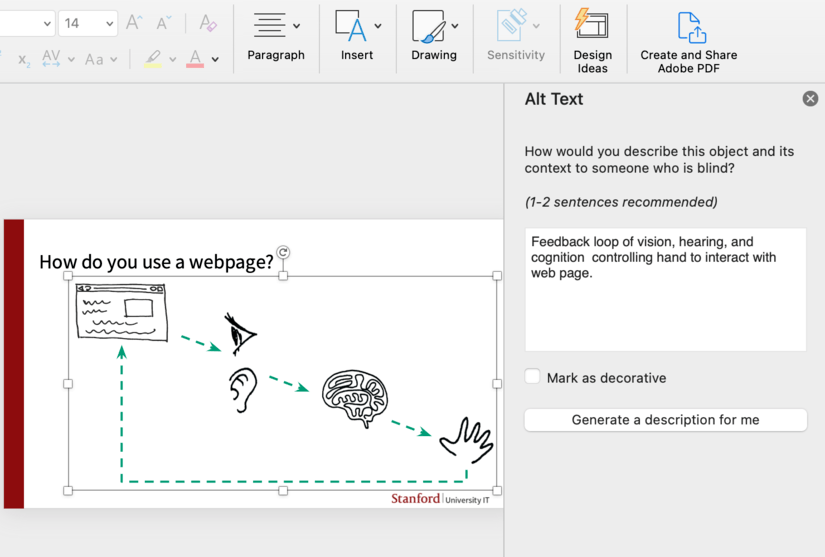 adding alt text in powerpoint